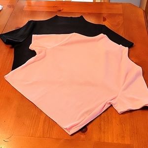 Shein Mock Ribbed Turtlenecks Crop Top